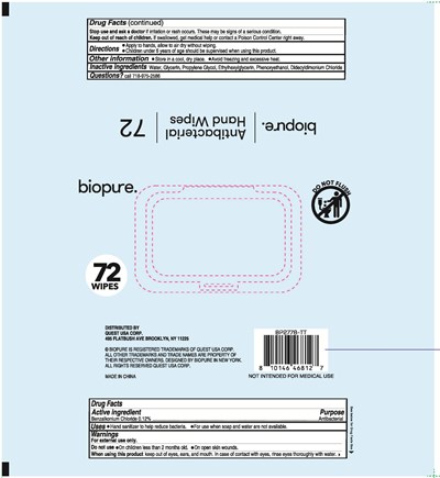 Antiseptic Wipe (Bzk Hand Wipe Pack)